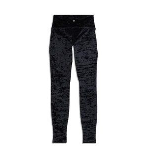 Wunder Lounge HR Tight black crushed velvet